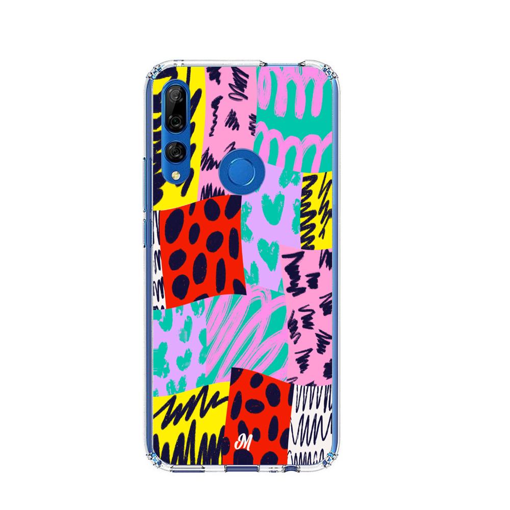 Case para Huawei Y9 2019 Square pattern - Mandala Cases