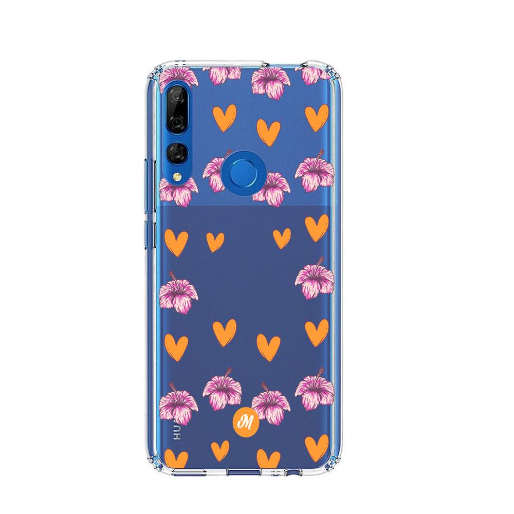 Cases para Huawei Y9 2019 Amor naranja - Mandala Cases