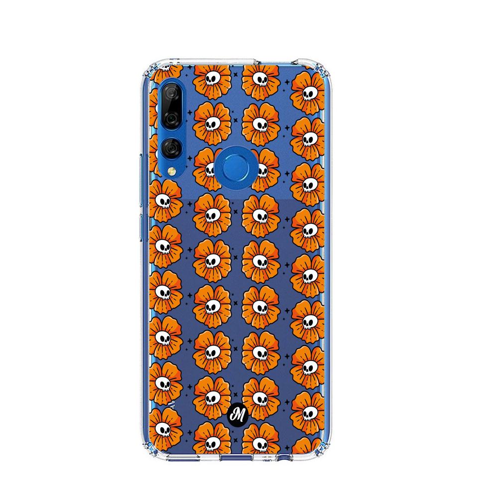 Cases para Huawei Y9 2019 Flor Calavera - Mandala Cases