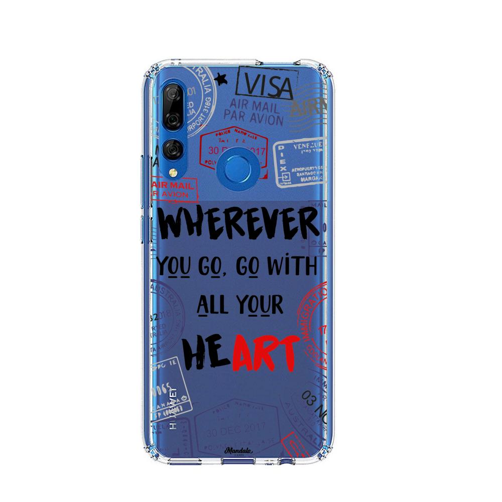 Case para Huawei Y9 2019 Go With Your Heart - Mandala Cases