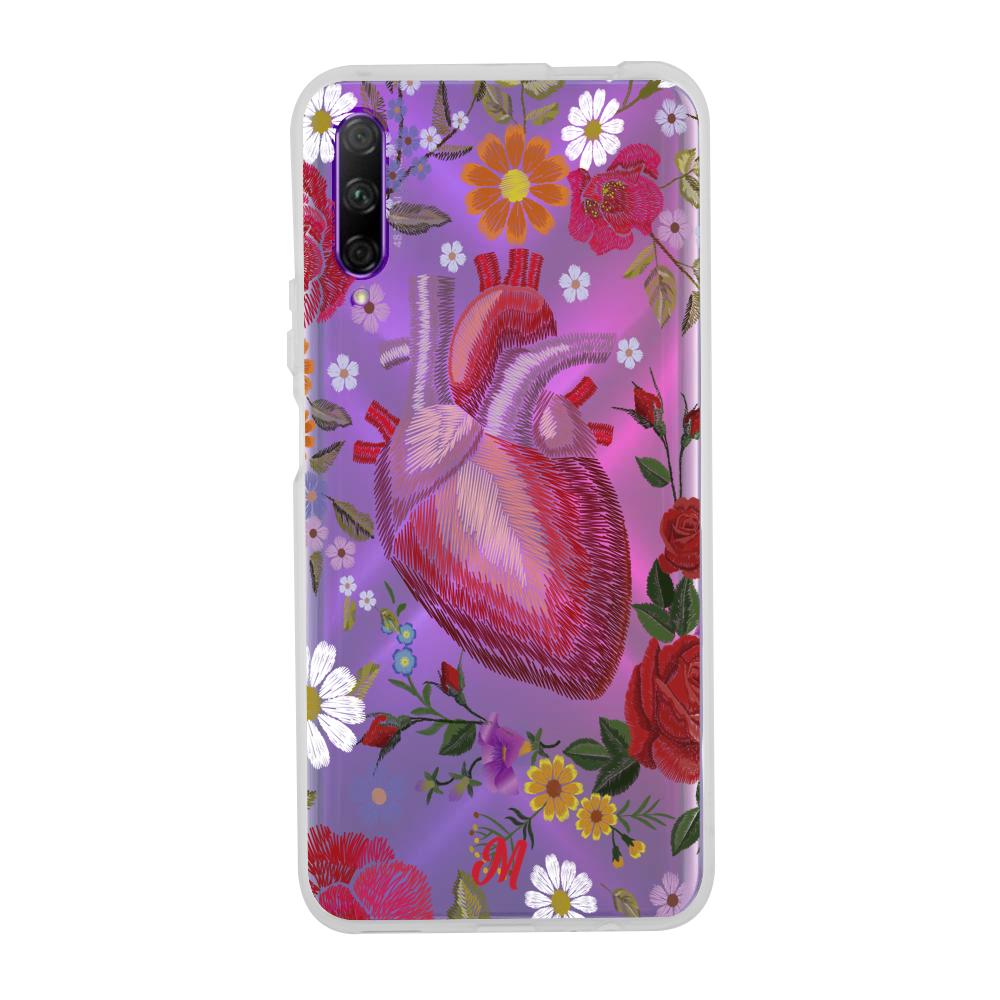 Case para Huawei Y9 S Funda Corazón con Flores - Mandala Cases