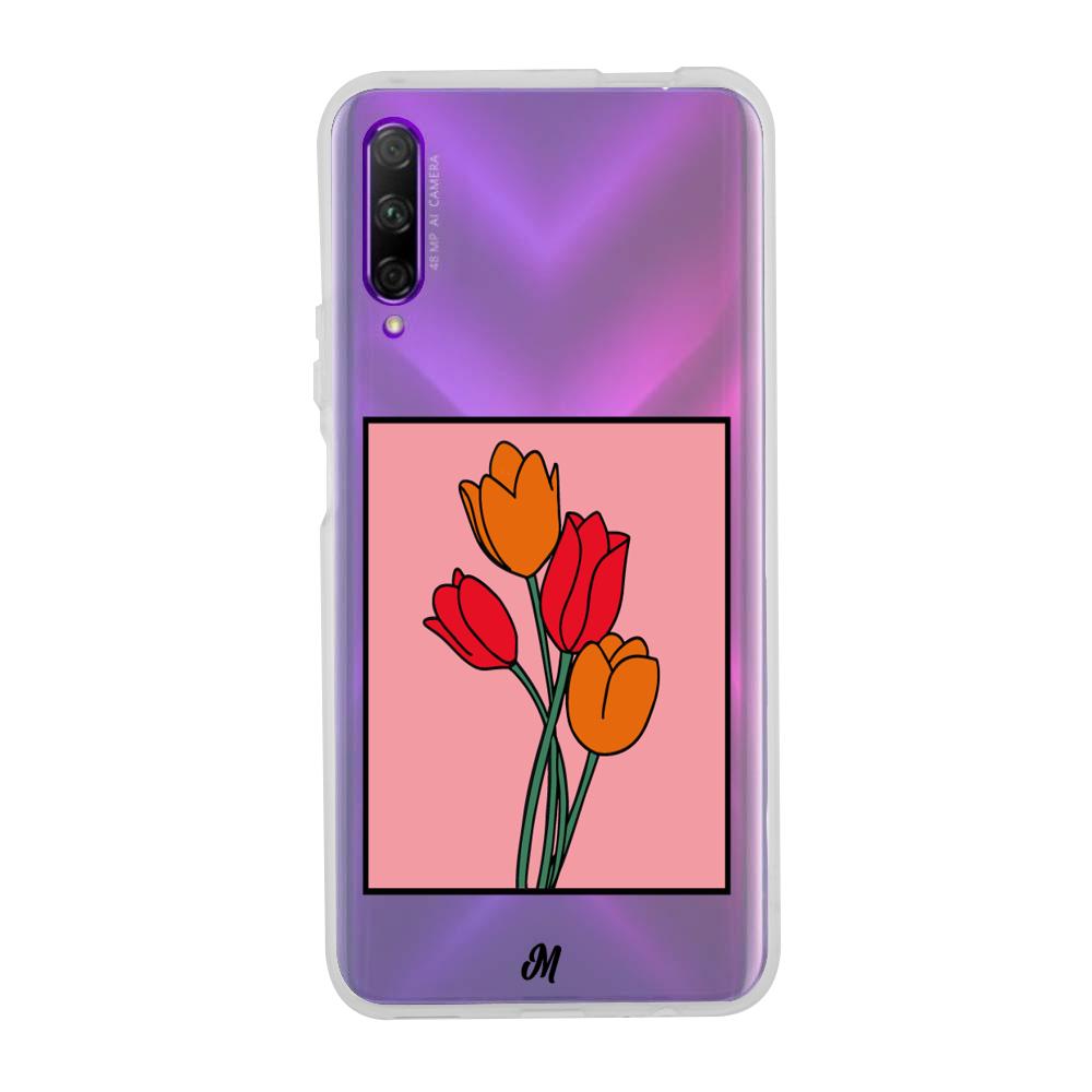 Case para Huawei Y9 S Tulipanes de amor - Mandala Cases