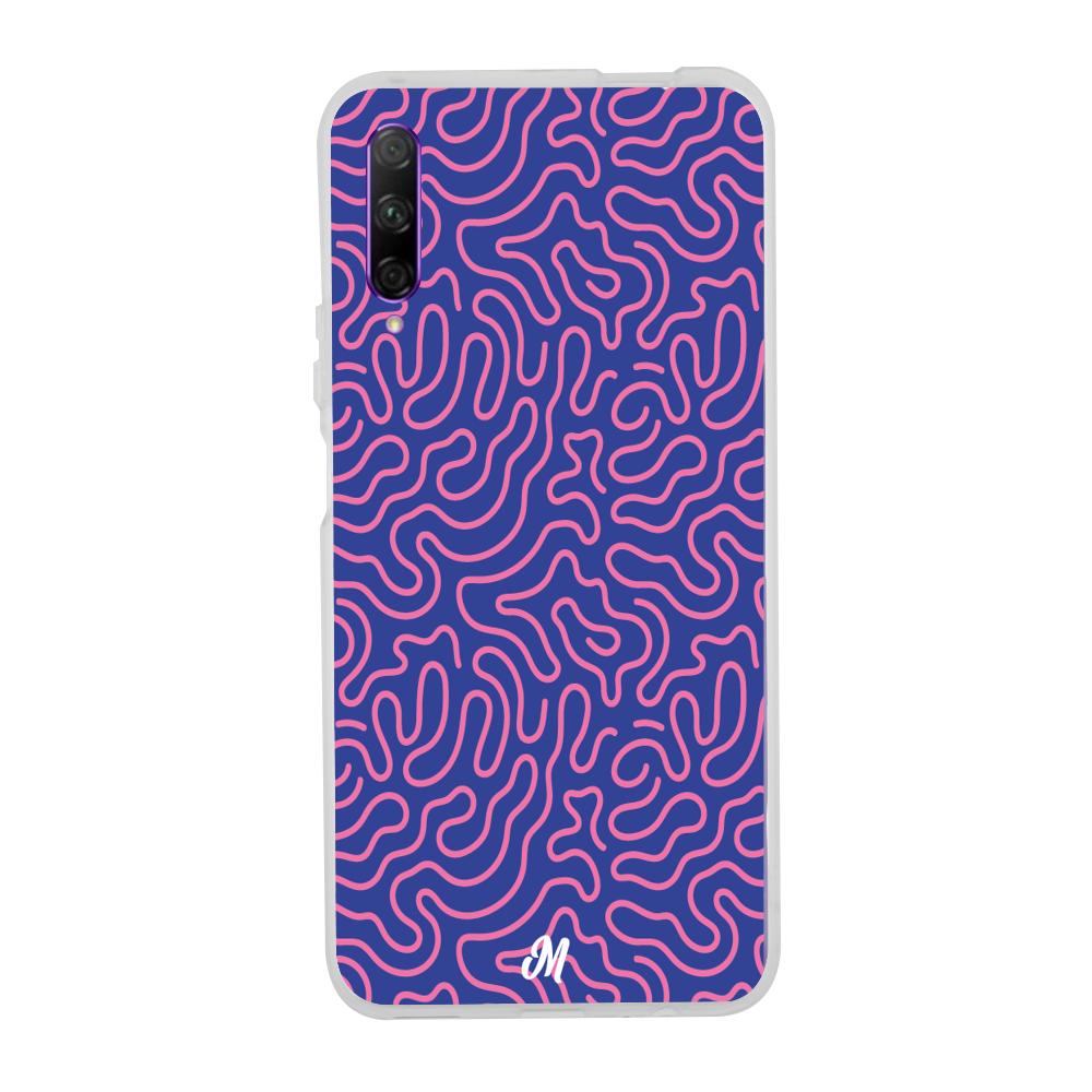 Case para Huawei Y9 S Pink crazy lines - Mandala Cases