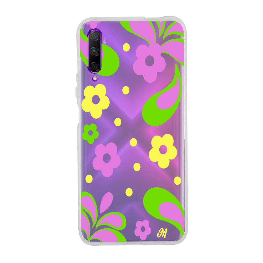 Case para Huawei Y9 S Flores moradas aesthetic - Mandala Cases
