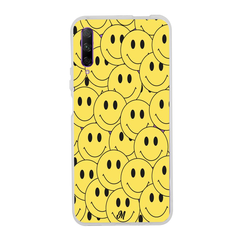 Case para Huawei Y9 S Yellow happy faces - Mandala Cases