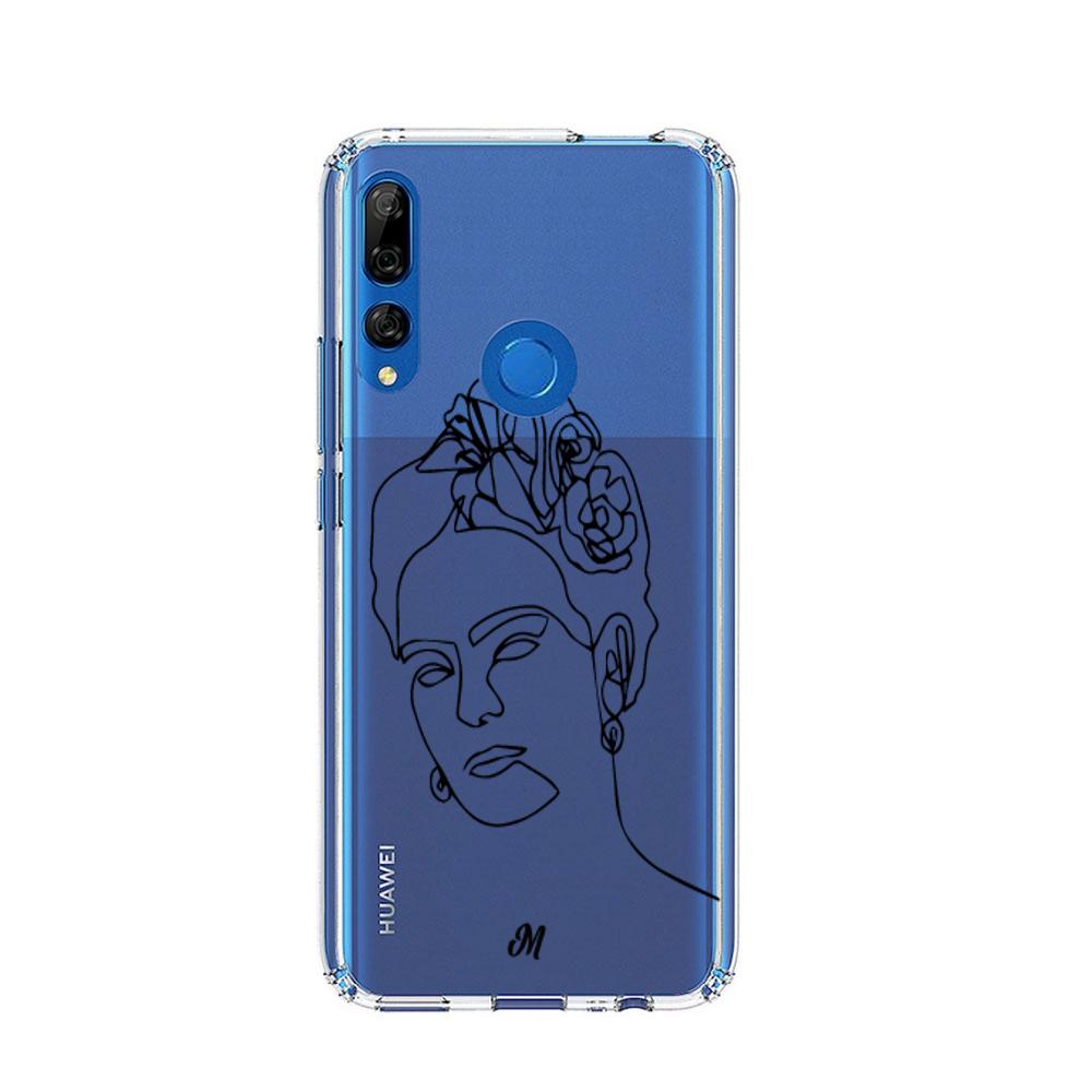Estuches para Huawei Y9 prime 2019 - Frida Line Art Case  - Mandala Cases