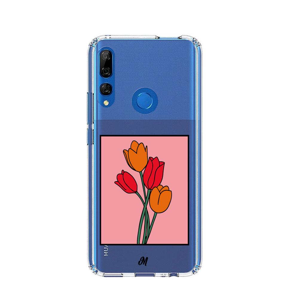 Case para Huawei Y9 prime 2019 Tulipanes de amor - Mandala Cases