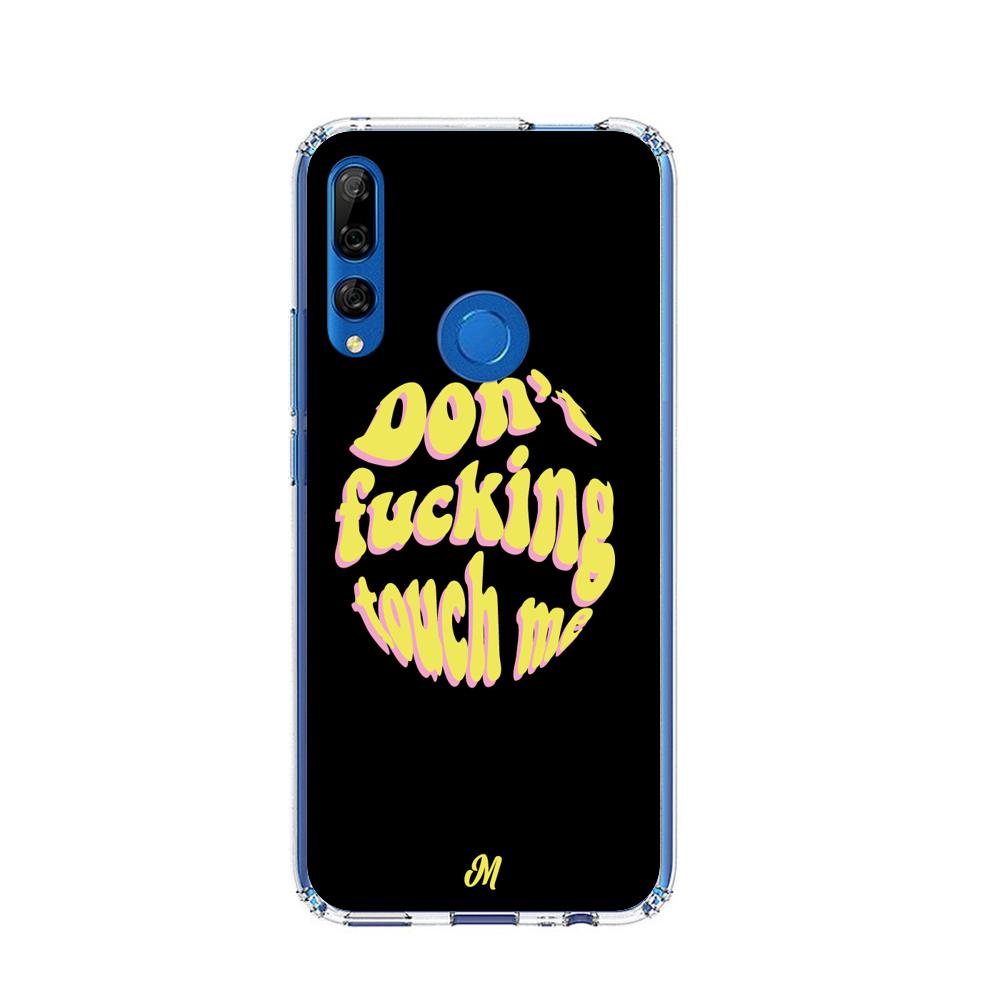 Case para Huawei Y9 prime 2019 Don't fucking touch me amarillo - Mandala Cases