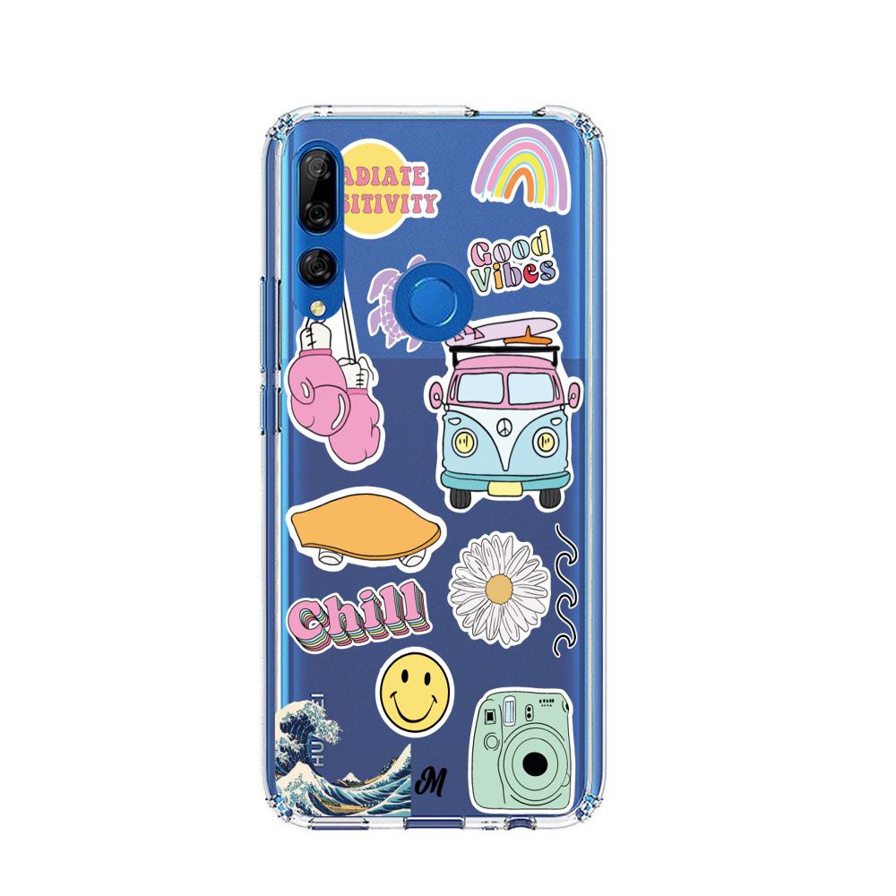 Case para Huawei Y9 prime 2019 Chill summer stickers - Mandala Cases