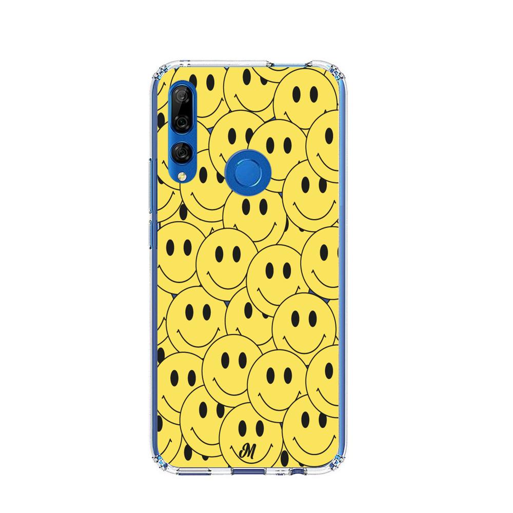 Case para Huawei Y9 prime 2019 Yellow happy faces - Mandala Cases