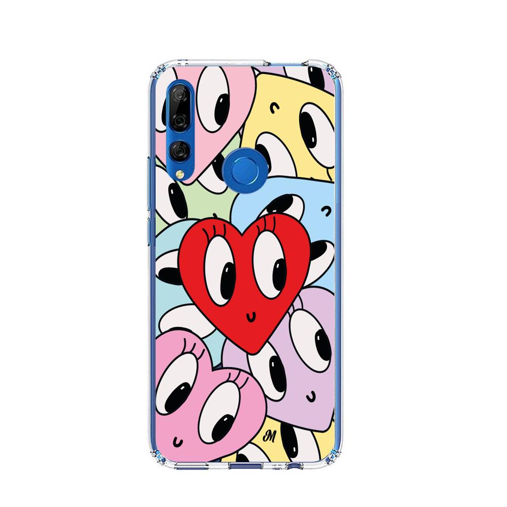 Case para Huawei Y9 prime 2019 Corazones felices - Mandala Cases