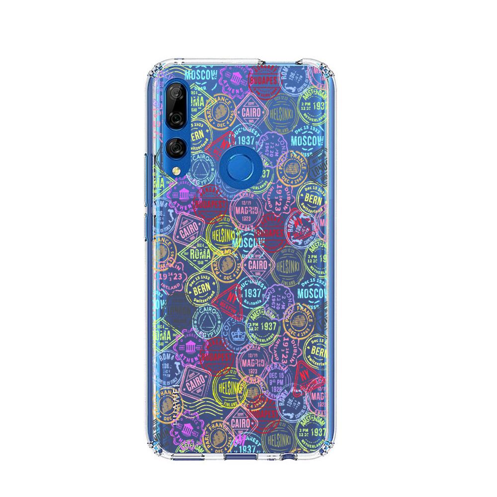 Case para Huawei Y9 prime 2019 Sellos viajeros - Mandala Cases