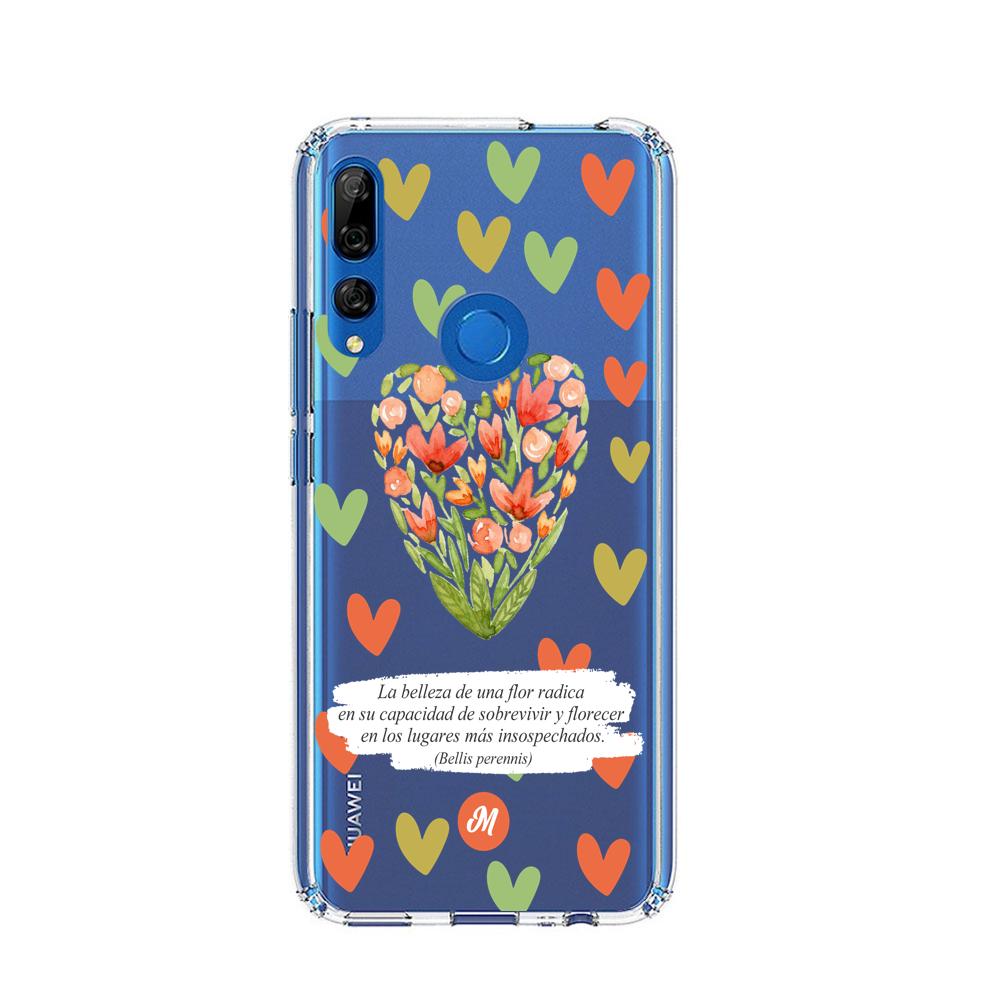 Cases para Huawei Y9 prime 2019 Flores de colores - Mandala Cases