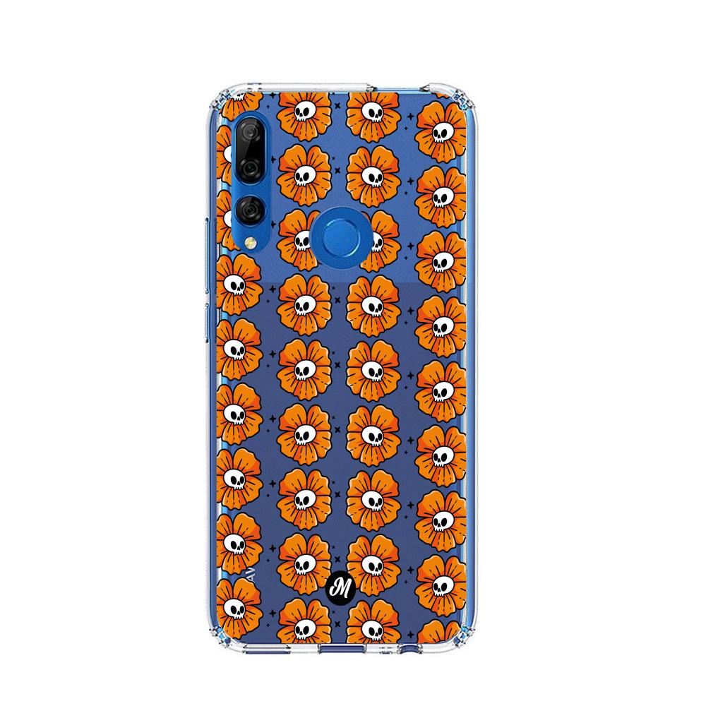 Cases para Huawei Y9 prime 2019 Flor Calavera - Mandala Cases