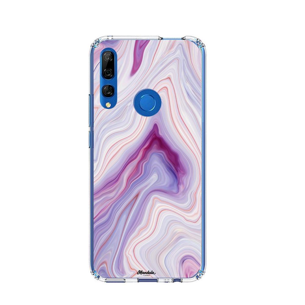 Case para Huawei Y9 prime 2019 de Mármol Morado - Mandala Cases