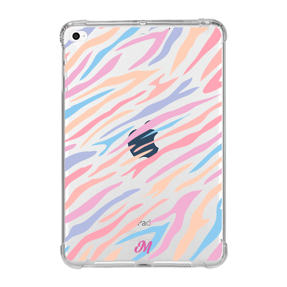Colored Tiger iPad Case - Mandala Cases sas