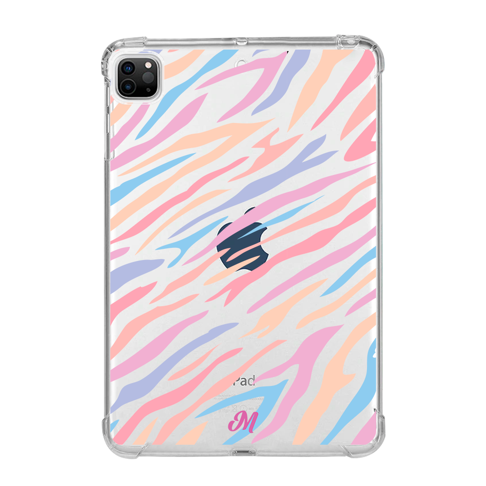 Colored Tiger iPad Case - Mandala Cases sas