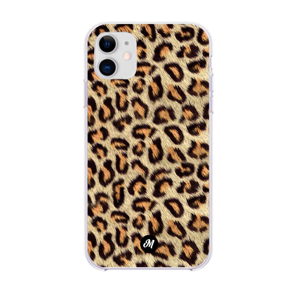 Funda Leopardo Peludo iPhone