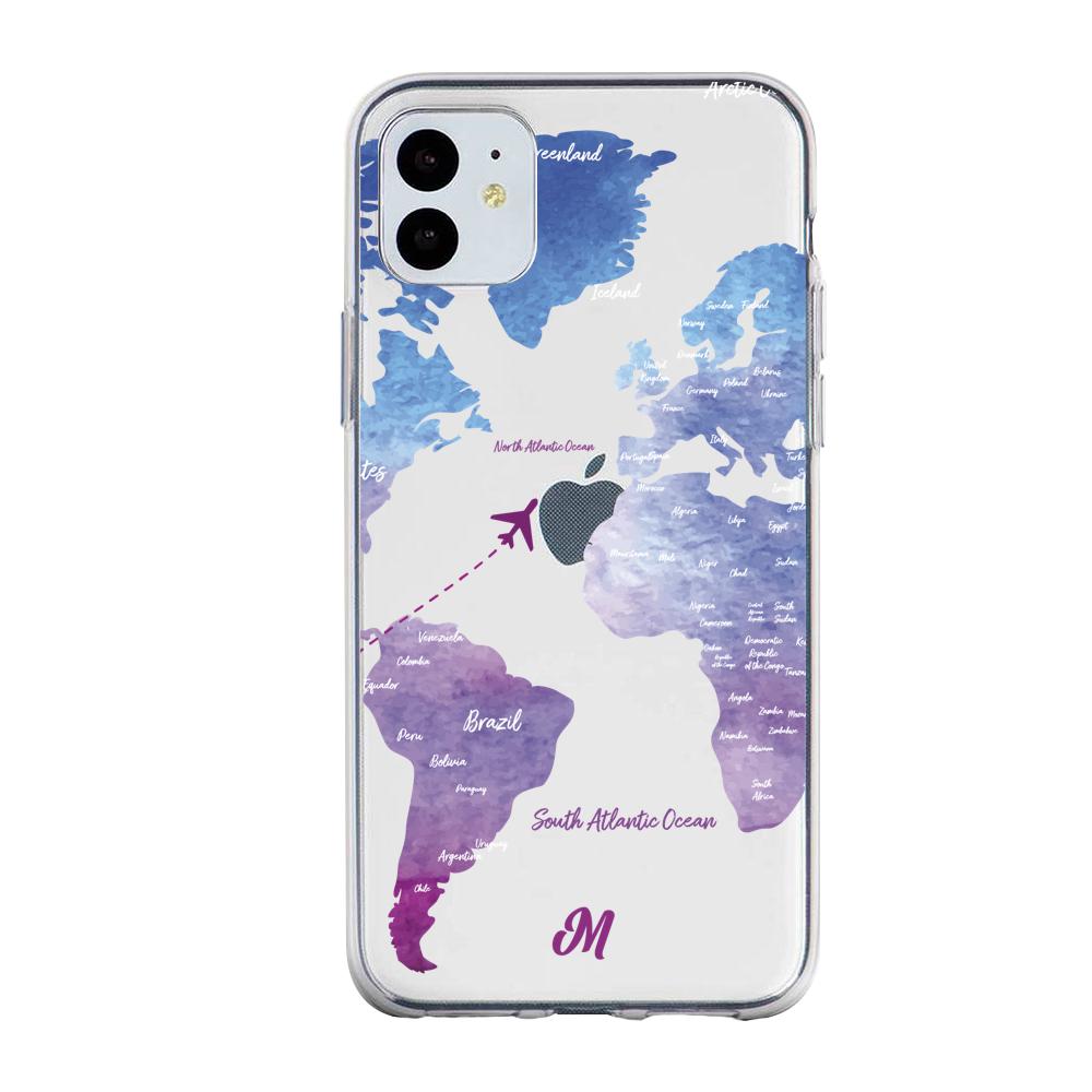 Case para iphone 11 Funda Funda Mapa de Color - Mandala Cases