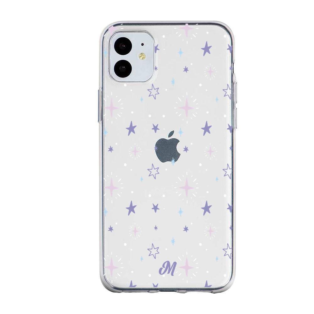 Case para iphone 11 Funda Estrellas Moradas - Mandala Cases