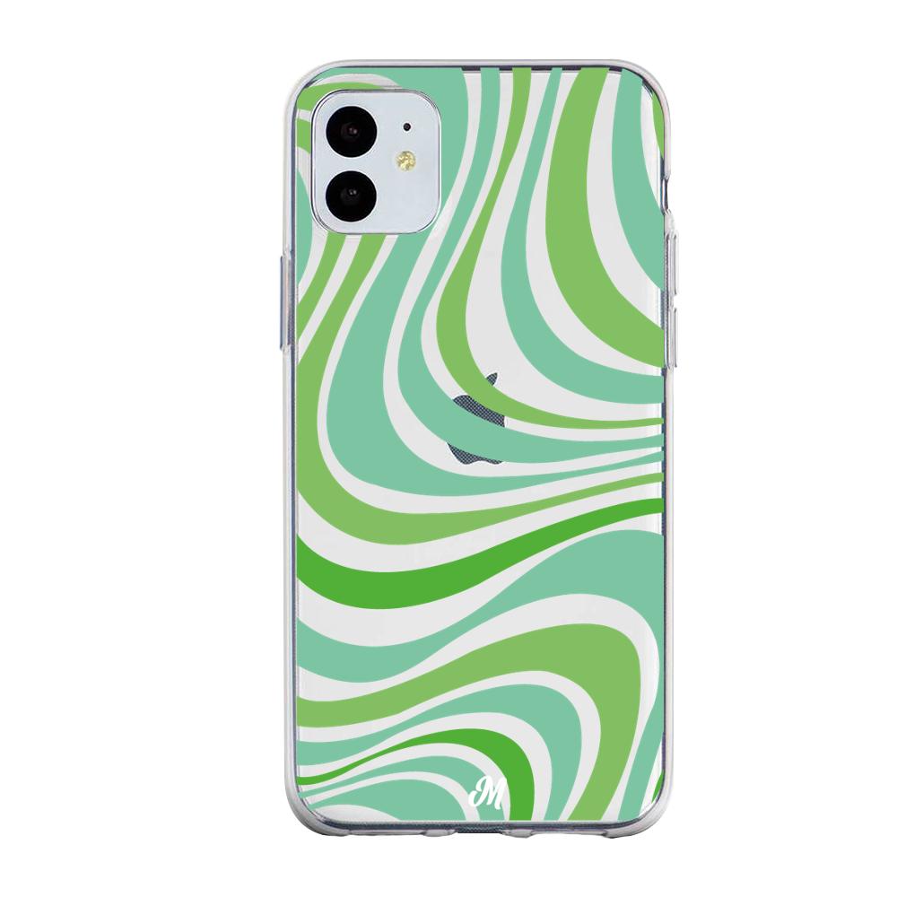 Case para iphone 11 Groovy verde - Mandala Cases