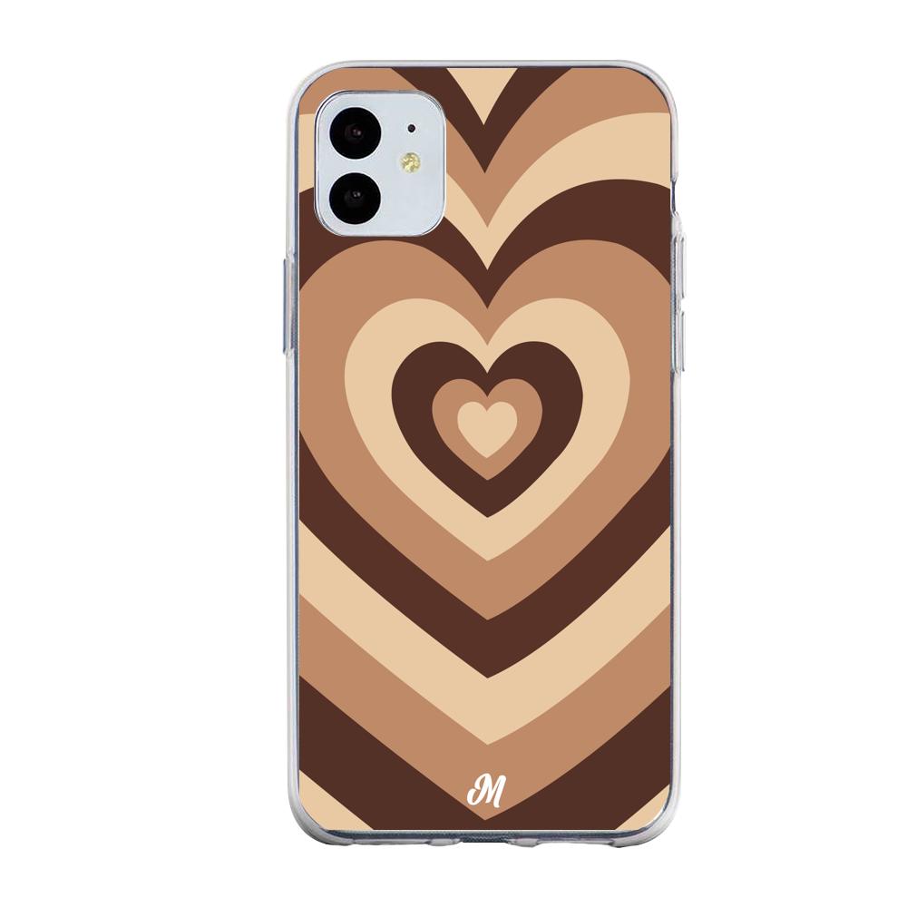 Case para iphone 11 Corazón café - Mandala Cases