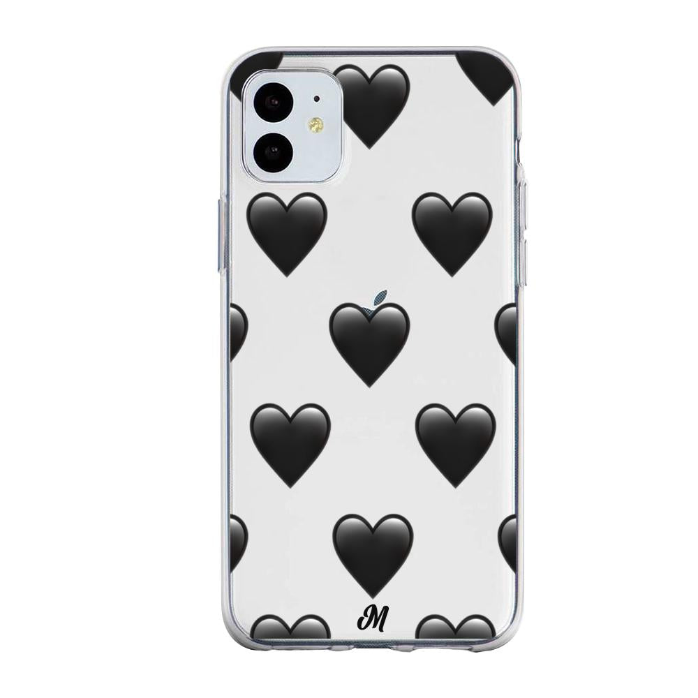 Case para iphone 11 de Corazón Negro - Mandala Cases