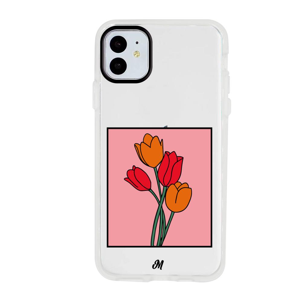Case para iphone 11 Tulipanes de amor - Mandala Cases