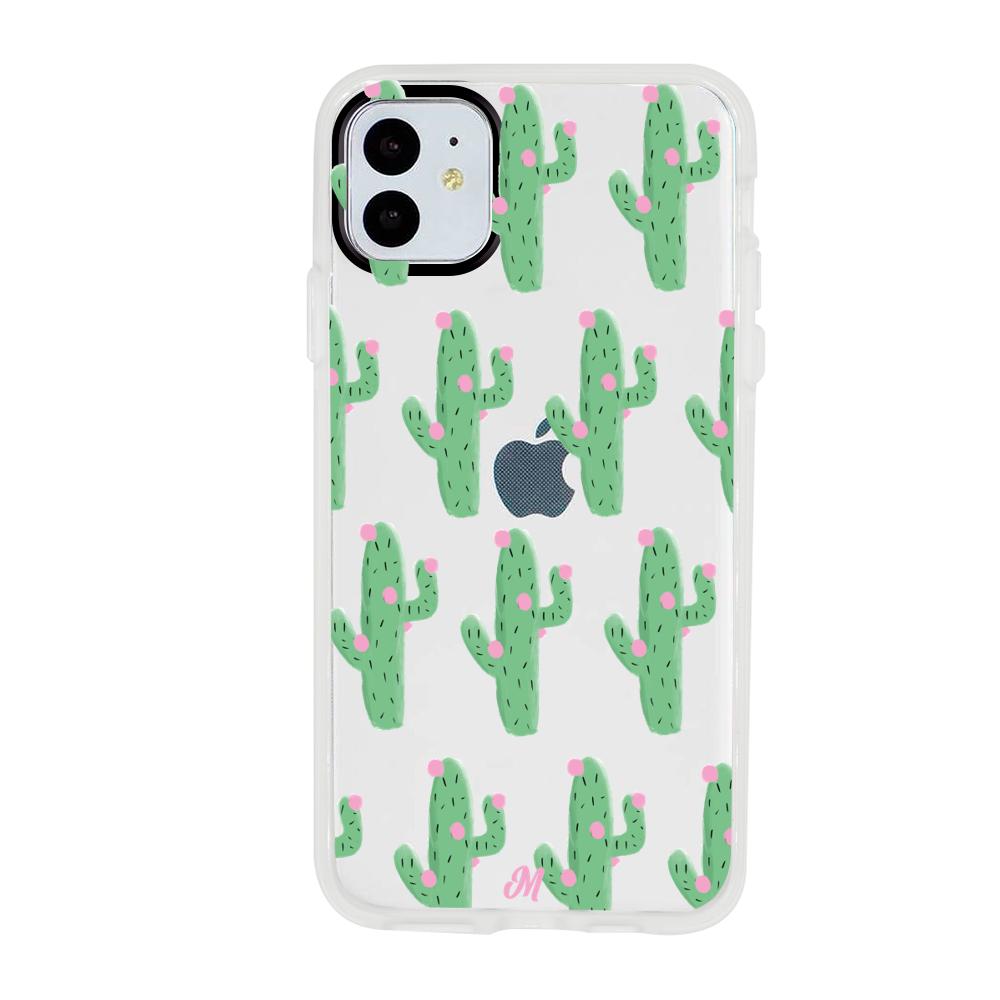 Case para iphone 11 Cactus Con Flor Rosa  - Mandala Cases