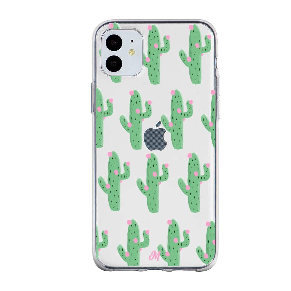 Case para iphone 11 Cactus Con Flor Rosa  - Mandala Cases