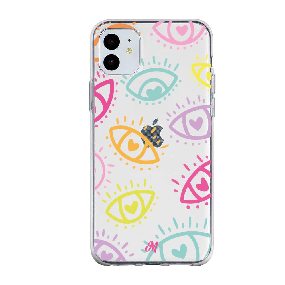 Case para iphone 11 Eyes In Love-  - Mandala Cases