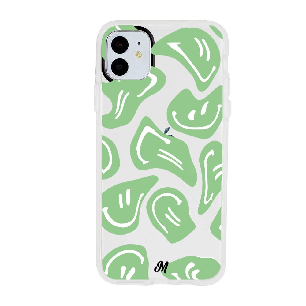 Case para iphone 11 Happy Face Verde-  - Mandala Cases