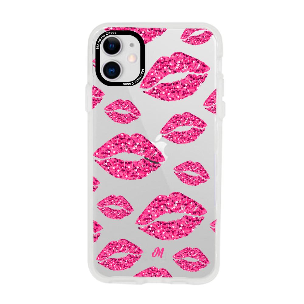 Case para iphone 11 Glitter kiss - Mandala Cases