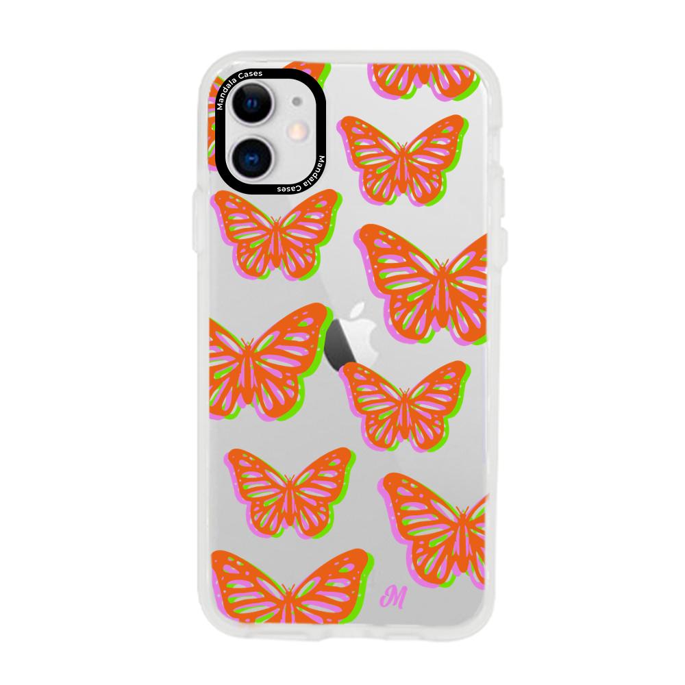 Case para iphone 11 Mariposas rojas aesthetic - Mandala Cases
