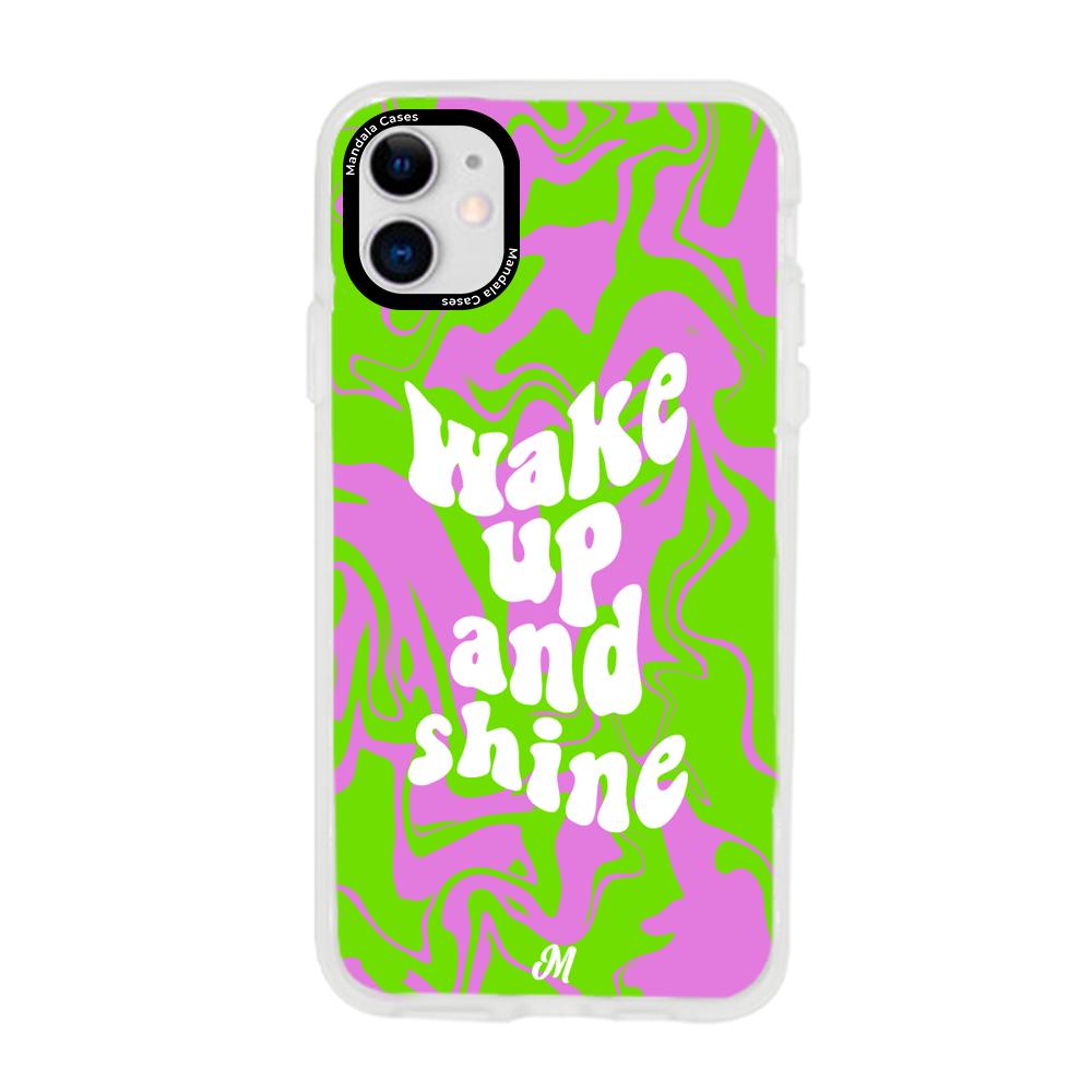 Case para iphone 11 wake up and shine - Mandala Cases