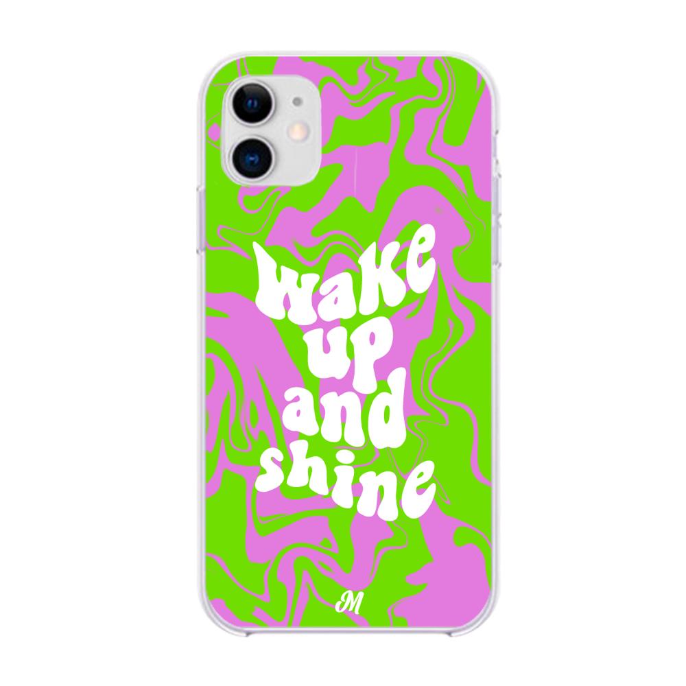 Case para iphone 11 wake up and shine - Mandala Cases