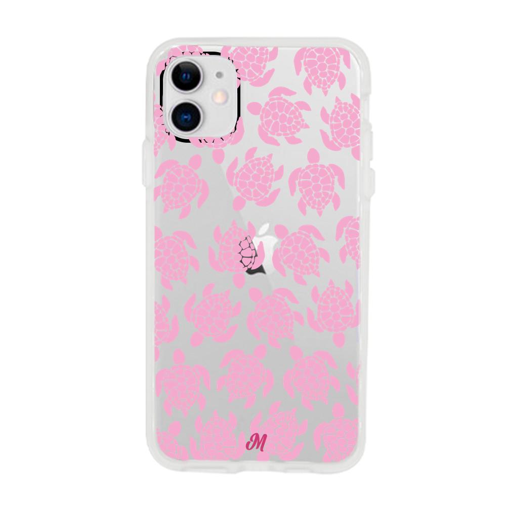 Case para iphone 11 Tortugas rosa - Mandala Cases