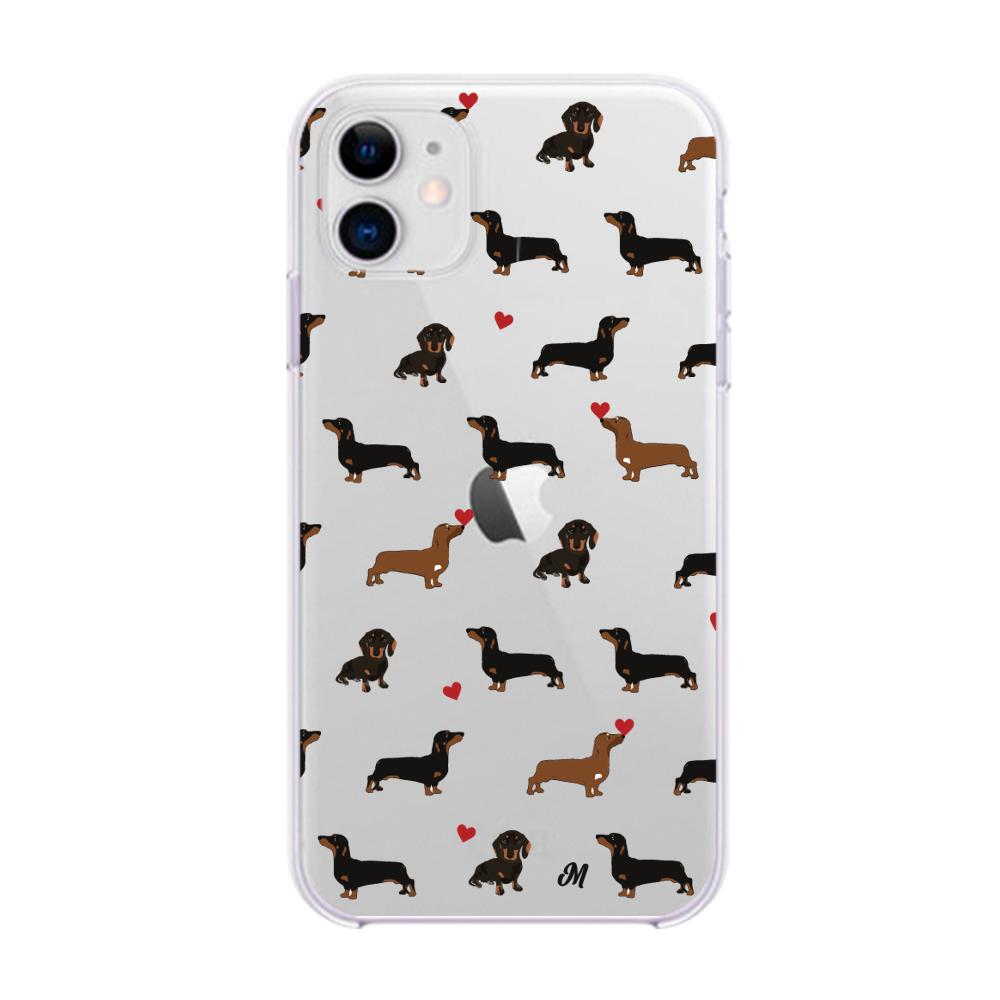 Case para iphone 11 Perritos salchicha - Mandala Cases