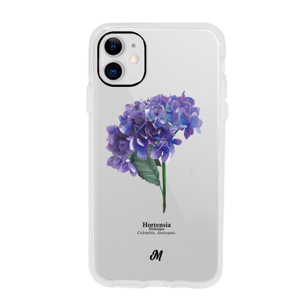 Case para iphone 11 Hortensia lila - Mandala Cases