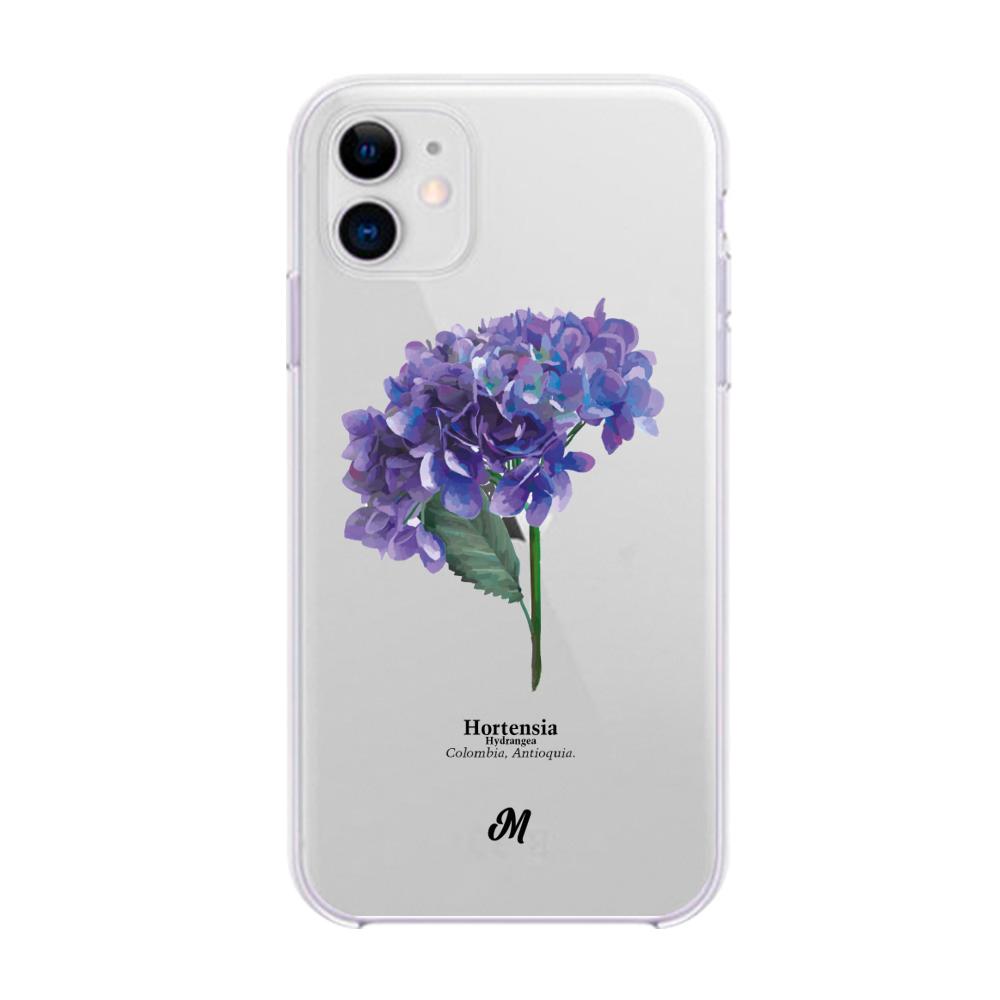 Case para iphone 11 Hortensia lila - Mandala Cases