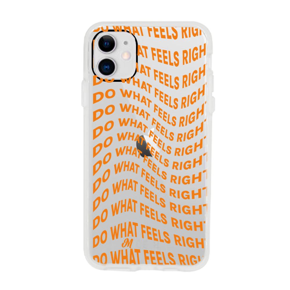 Case para iphone 11 Do What Feels Right - Mandala Cases