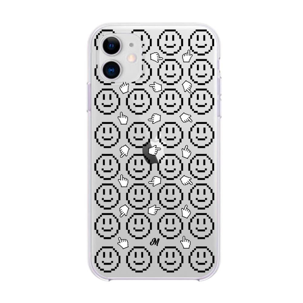 Case para iphone 11 Caritas pixel - Mandala Cases