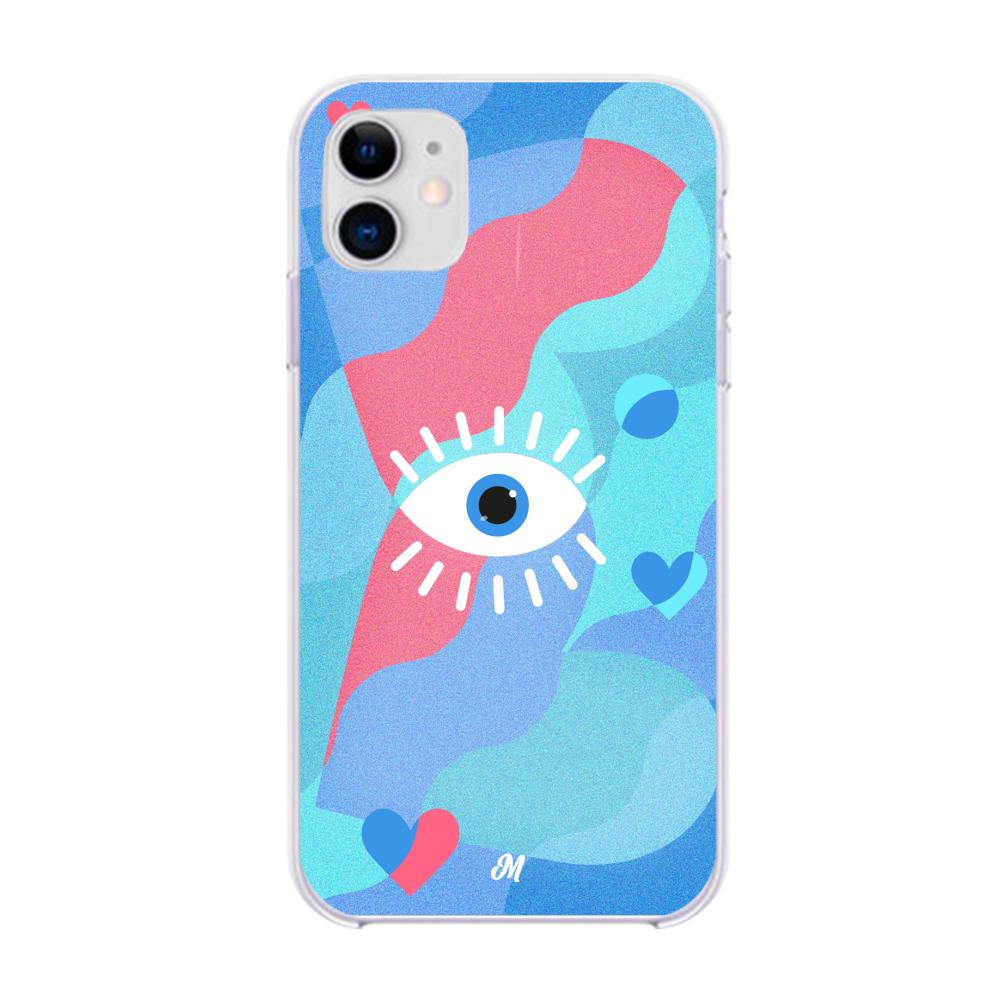 Case para iphone 11 Amor azul - Mandala Cases