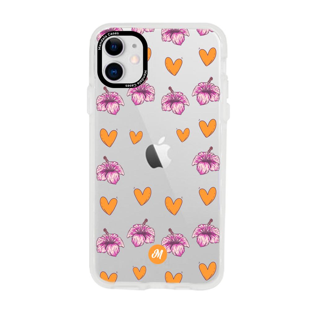 Cases para iphone 11 Amor naranja - Mandala Cases