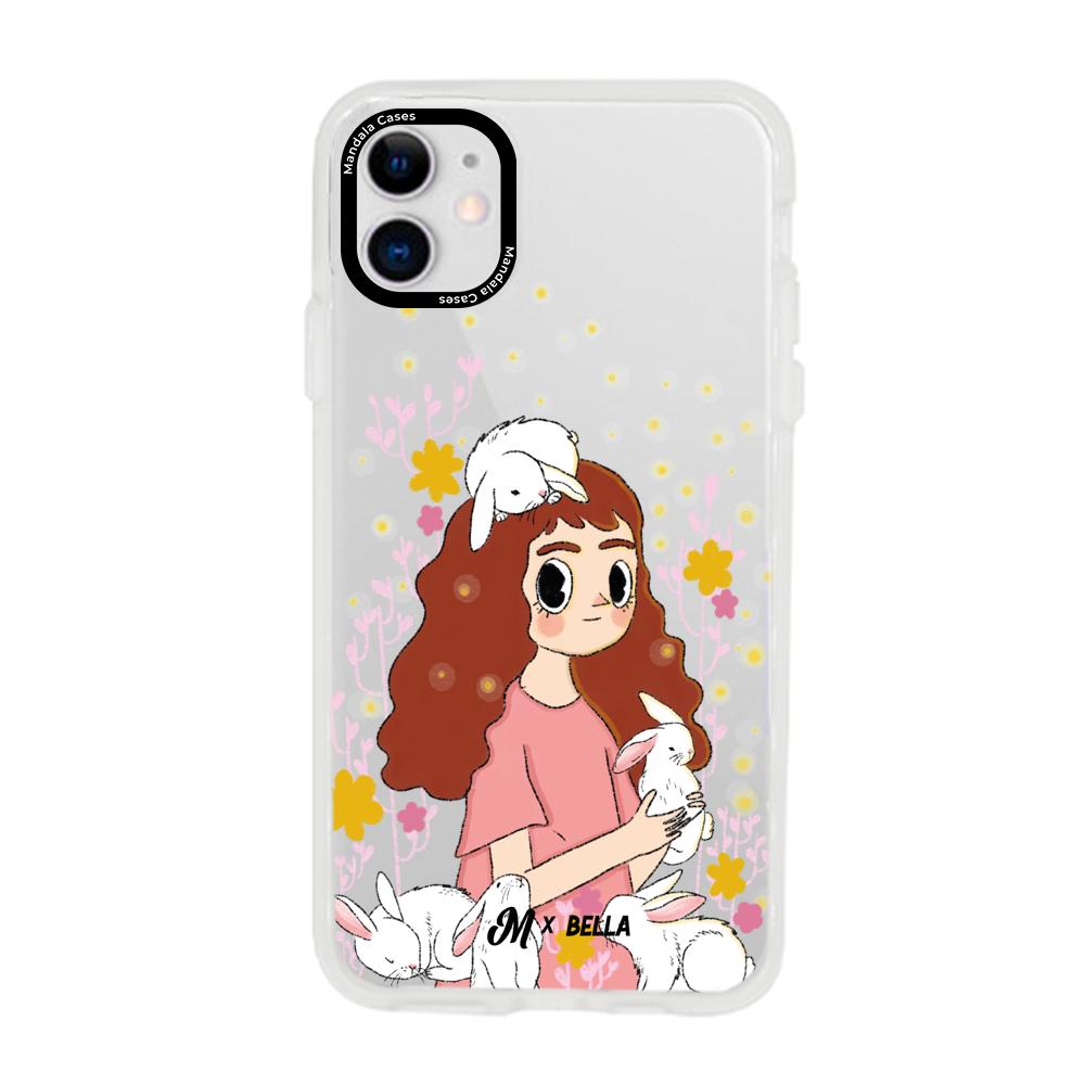 Cases para iphone 11 CUIDADORA DE CONEJOS - Mandala Cases