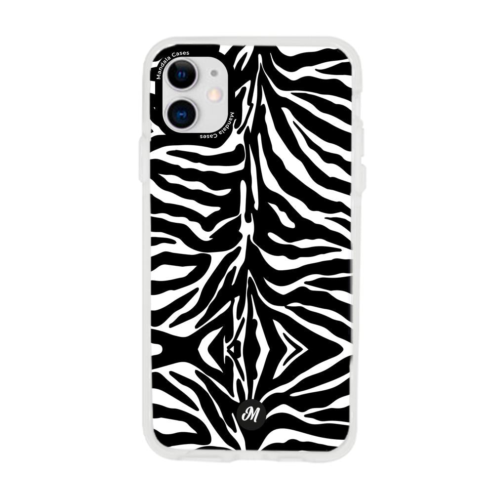 Cases para iphone 11 Minimal zebra - Mandala Cases