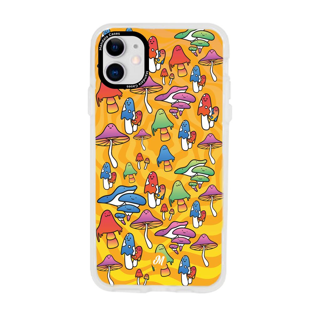 Cases para iphone 11 Color mushroom - Mandala Cases