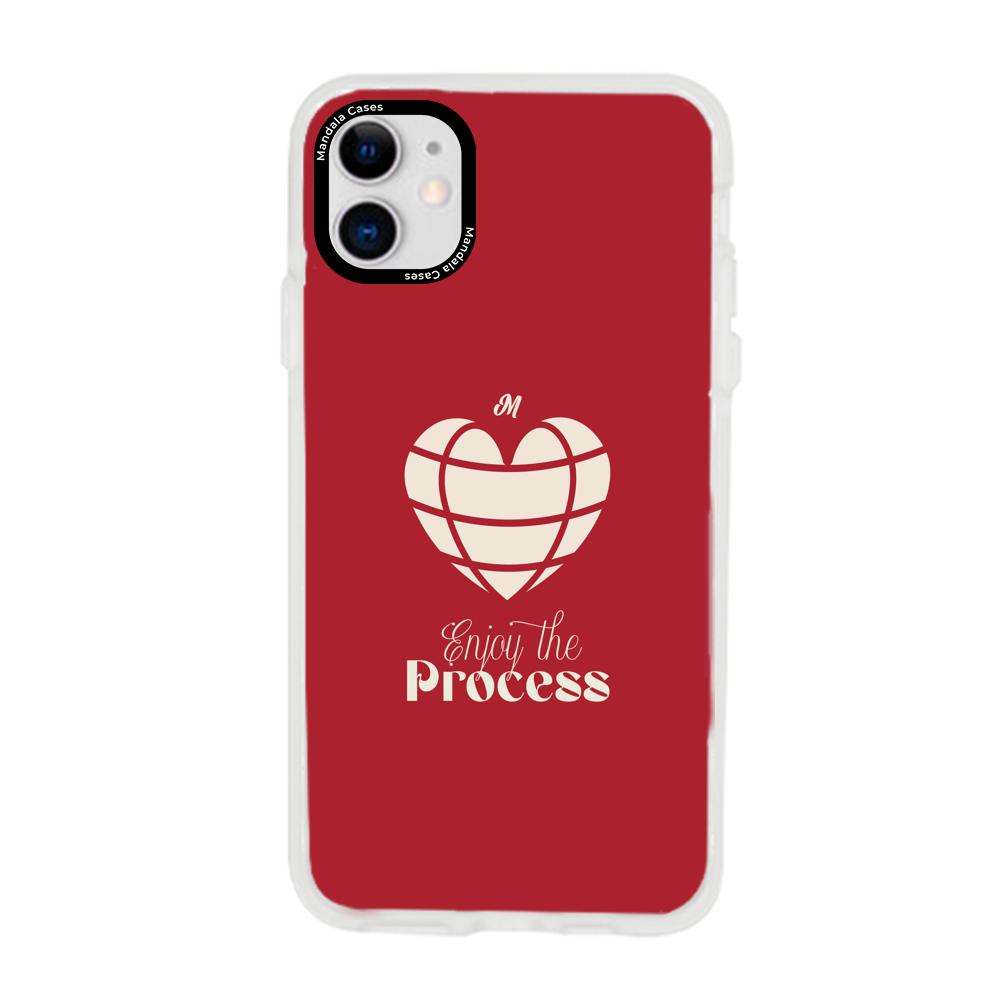 Cases para iphone 11 ENJOY THE PROCESS - Mandala Cases