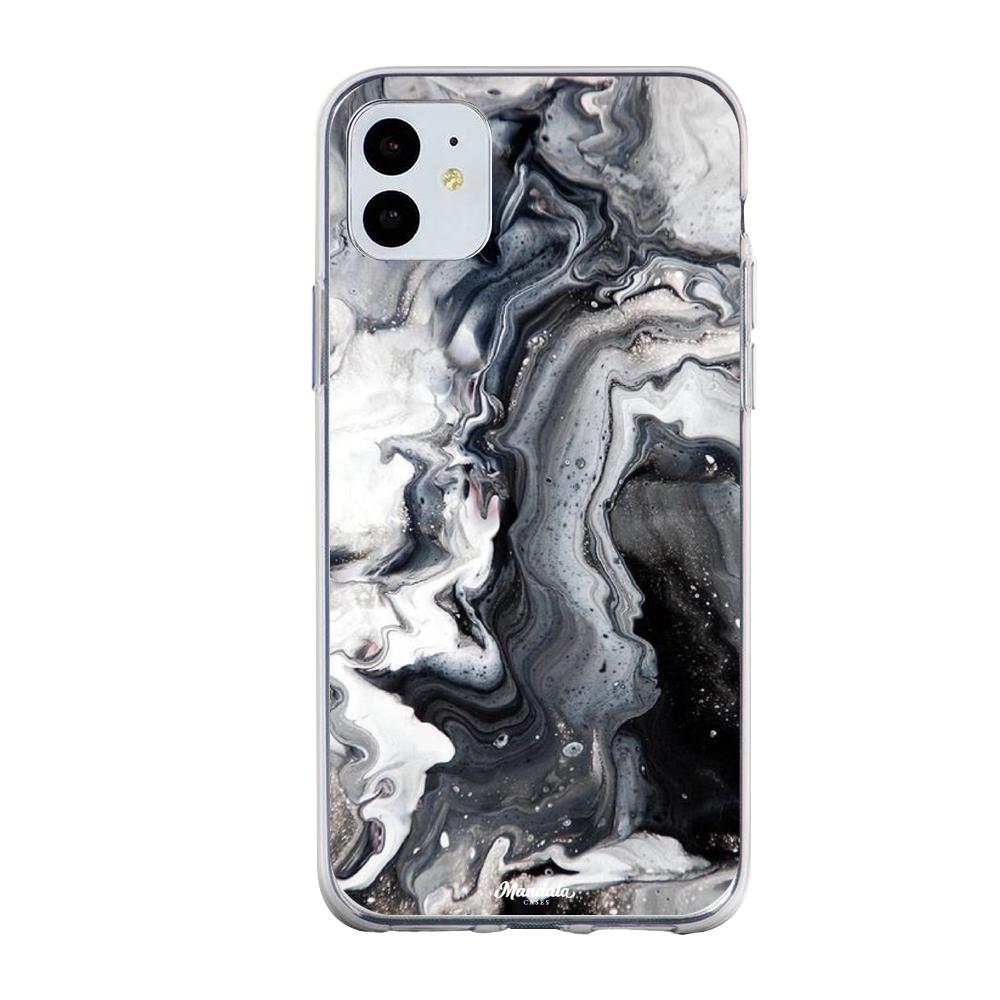 Estuches para iphone 11 - Black Marble Case  - Mandala Cases