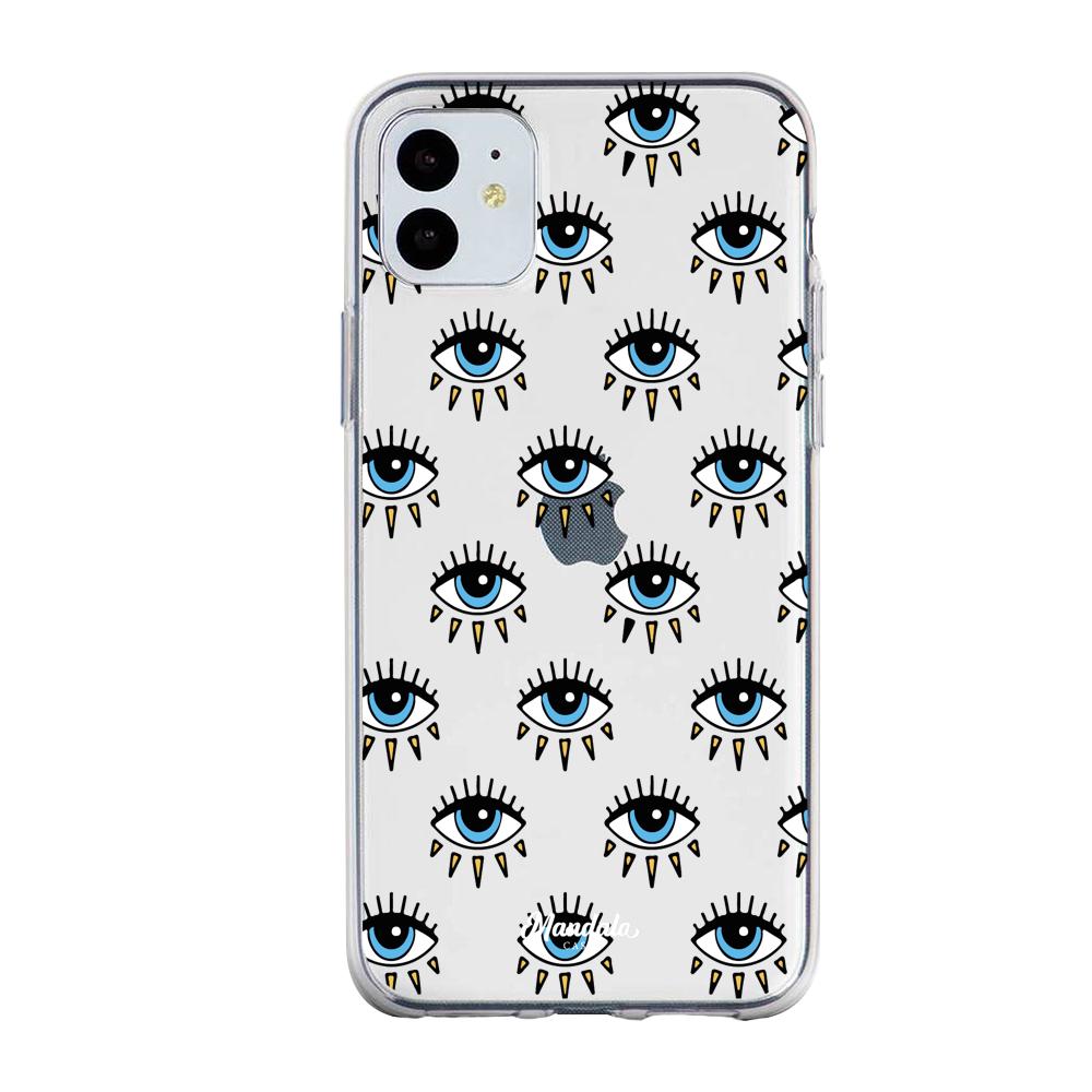 Estuches para iphone 11 - Light Blue Eyes Case  - Mandala Cases